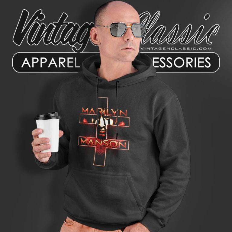 Marilyn Manson Double Cross Tour Hoodie Marilyn Manson Double Cross Tour Hoodie