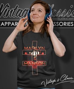 Marilyn Manson Double Cross Tour Women T Shirt