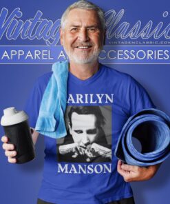 Marilyn Manson Fists V Neck TShirt