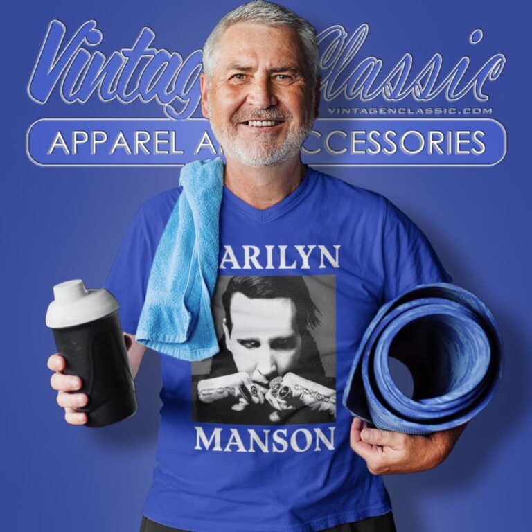 Marilyn Manson Fists V Neck TShirt Marilyn Manson Fists V Neck TShirt