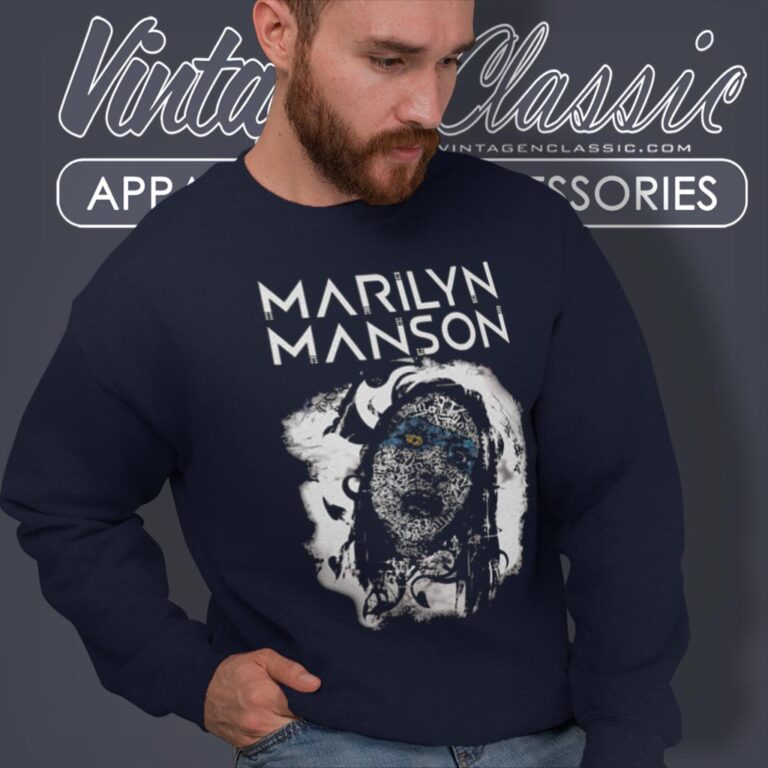 Marilyn Manson Gothic Style Sweatshirt Marilyn Manson Gothic Style Sweatshirt