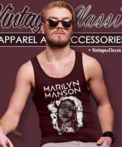 Marilyn Manson Gothic Style Tank Top Racerback