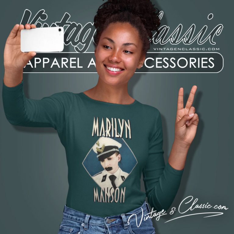 Marilyn Manson Grotesk Burlesk Long Sleeve Tee Marilyn Manson Grotesk Burlesk Long Sleeve Tee