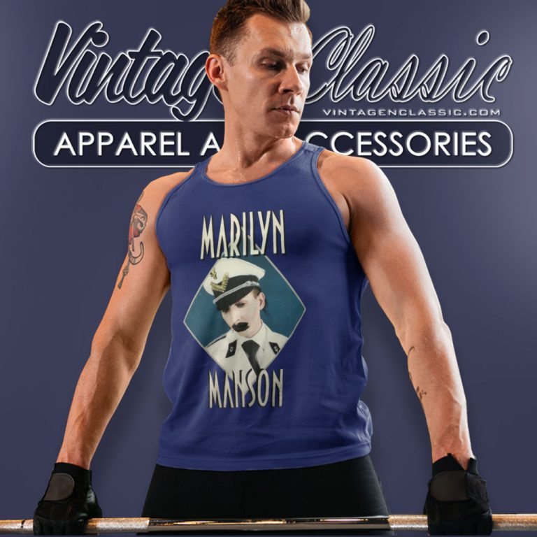 Marilyn Manson Grotesk Burlesk Tank Top Racerback Marilyn Manson Grotesk Burlesk Tank Top Racerback