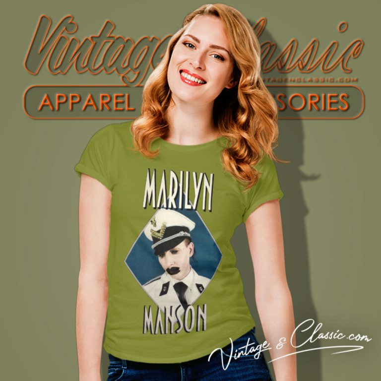Marilyn Manson Grotesk Burlesk Women T Shirt Marilyn Manson Grotesk Burlesk Women T Shirt