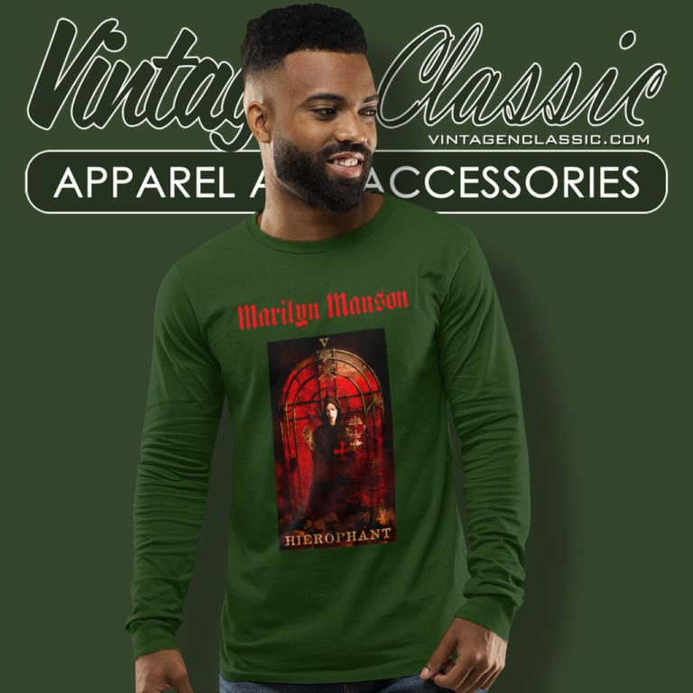 Marilyn Manson Hierophant Long Sleeve Tee Marilyn Manson Hierophant Long Sleeve Tee