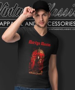 Marilyn Manson Hierophant V Neck TShirt