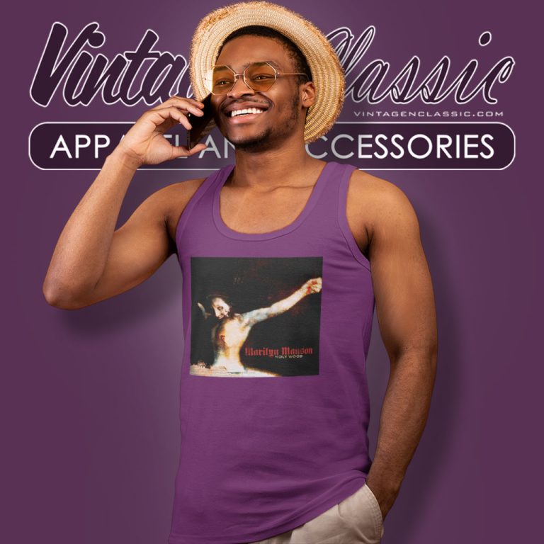 Marilyn Manson Hollywood Tank Top Racerback Marilyn Manson Hollywood Tank Top Racerback