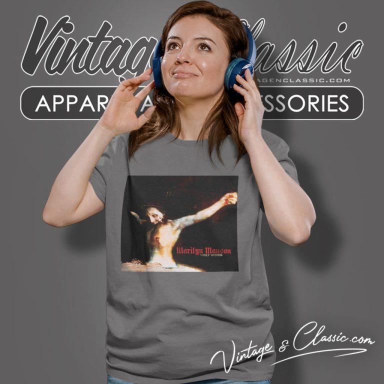 Marilyn Manson Hollywood Women T Shirt Marilyn Manson Hollywood Women T Shirt