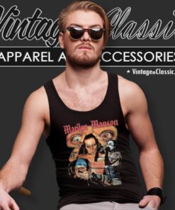 Marilyn Manson Live In Concert Tank Top Racerback