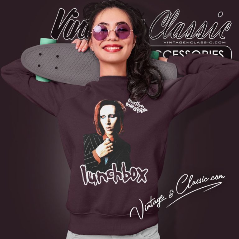 Marilyn Manson Lunchbox Sweatshirt Marilyn Manson Lunchbox Sweatshirt