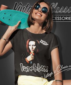 Marilyn Manson Lunchbox Women T Shirt