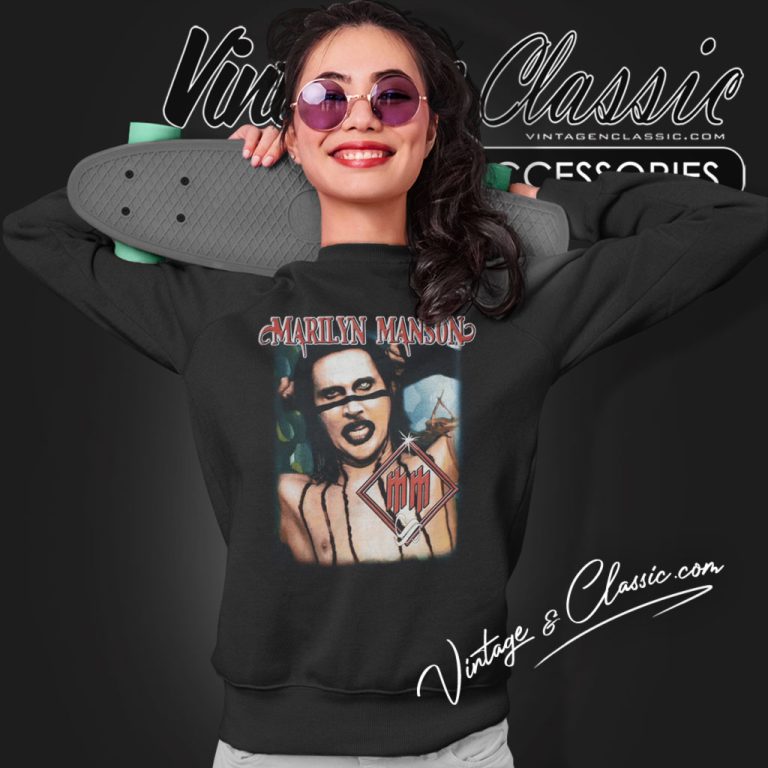 Marilyn Manson Made In Manchester Sweatshirt Marilyn Manson Made In Manchester Sweatshirt