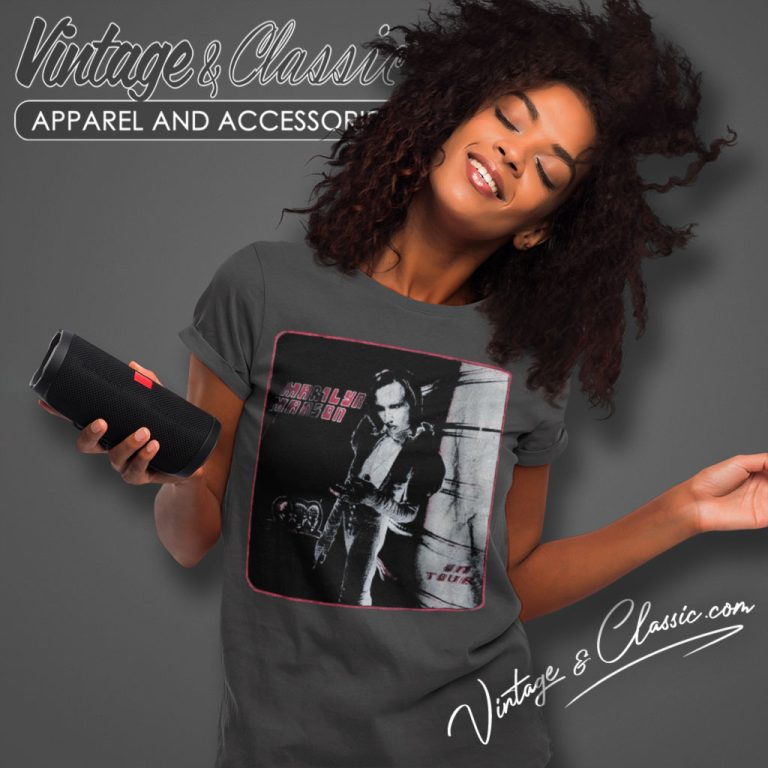 Marilyn Manson On Tour Women T Shirt Marilyn Manson On Tour Women T Shirt