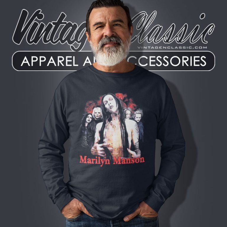 Marilyn Manson Ozzfest 2001 Tour Long Sleeve Tee Marilyn Manson Ozzfest 2001 Tour Long Sleeve Tee