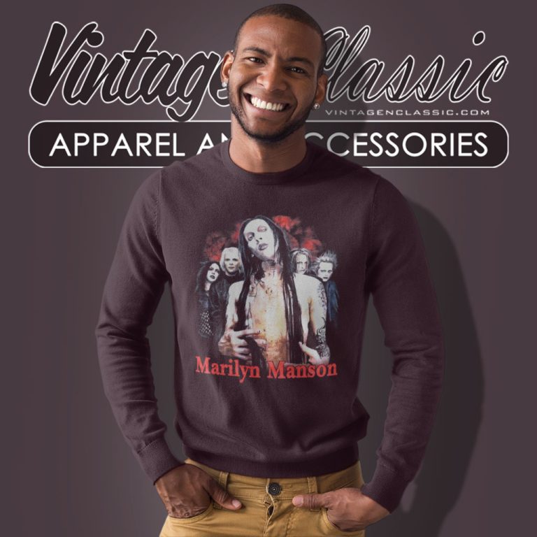 Marilyn Manson Ozzfest 2001 Tour Sweatshirt Marilyn Manson Ozzfest 2001 Tour Sweatshirt