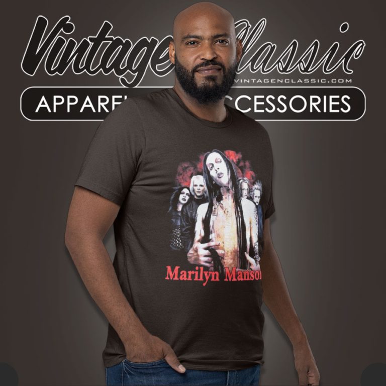 Marilyn Manson Ozzfest 2001 Tour T Shirt Marilyn Manson Ozzfest 2001 Tour T Shirt