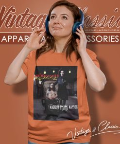 Marilyn Manson Ozzy Osbourne Concert Women T Shirt