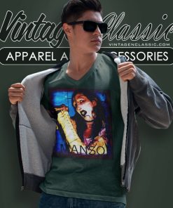Marilyn Manson Poster V Neck TShirt
