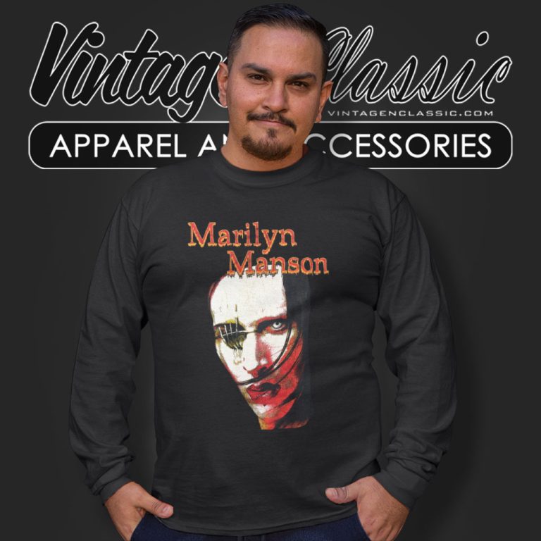 Marilyn Manson Promo Album Long Sleeve Tee Marilyn Manson Promo Album Long Sleeve Tee