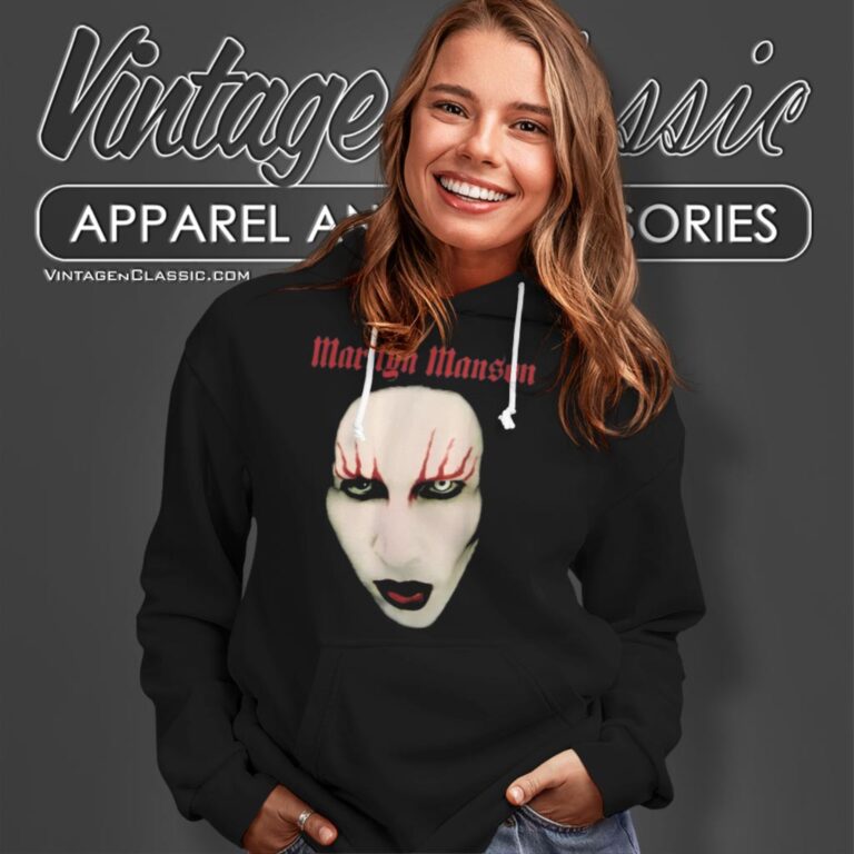 Marilyn Manson Red Lips Hoodie Marilyn Manson Red Lips Hoodie