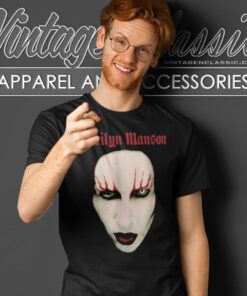 Marilyn Manson Red Lips T Shirt