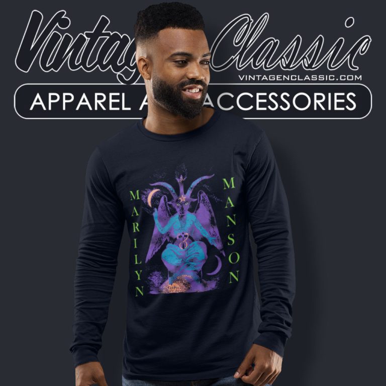 Marilyn Manson Reflecting God Long Sleeve Tee Marilyn Manson Reflecting God Long Sleeve Tee