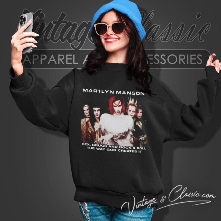 Marilyn Manson Rock Is Dead Tour Sweatshirt Marilyn Manson Rock Is Dead Tour Sweatshirt