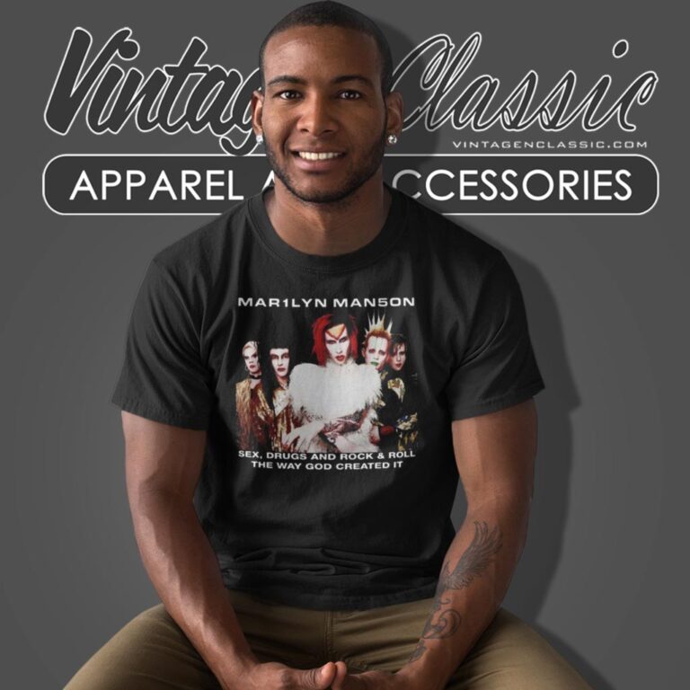 Marilyn Manson Rock Is Dead Tour T Shirt Marilyn Manson Rock Is Dead Tour T Shirt