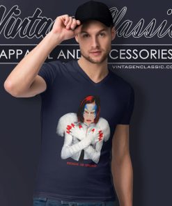 Marilyn Manson Rock Is Dead V Neck TShirt