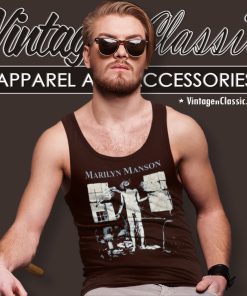 Marilyn Manson Shirt All Fed Up Dead To The World Tank Top Racerback