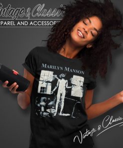 Marilyn Manson Shirt All Fed Up Dead To The World Women T Shirt