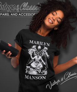 Marilyn Manson Shirt Baphomet Bigger Than Satan Women T Shirt