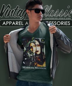 Marilyn Manson Shirt Beautiful People Antichrist Superstar V Neck TShirt