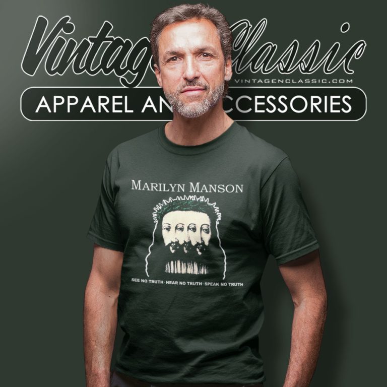 Marilyn Manson Shirt Believe Goth Rock Tour T Shirt Marilyn Manson Shirt Believe Goth Rock Tour T Shirt