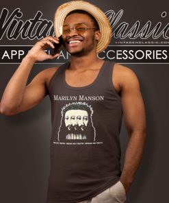 Marilyn Manson Shirt Believe Goth Rock Tour Tank Top Racerback