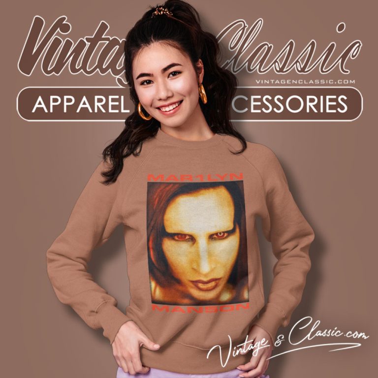 Marilyn Manson Shirt Bigger Than Satan Sweatshirt Marilyn Manson Shirt Bigger Than Satan Sweatshirt