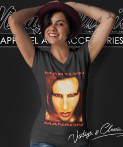 Marilyn Manson Shirt Bigger Than Satan V Neck TShirt