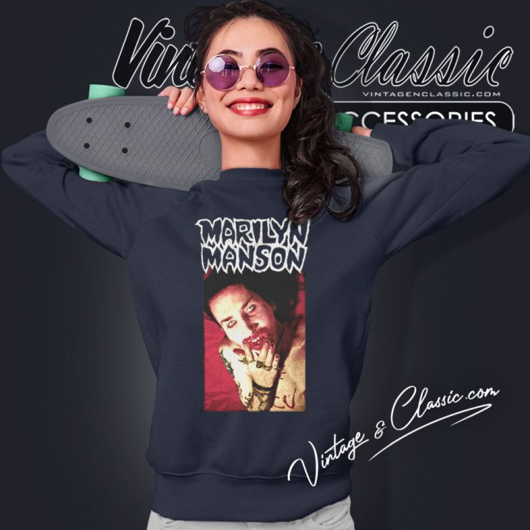 Marilyn Manson Shirt I Am The God Of Fuck Sweatshirt Marilyn Manson Shirt I Am The God Of Fuck Sweatshirt