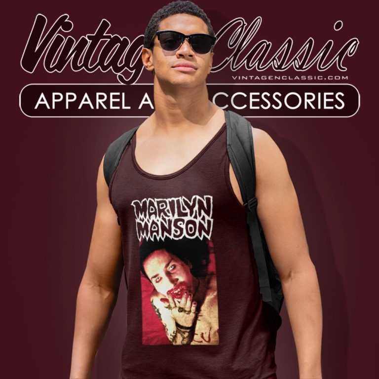Marilyn Manson Shirt I Am The God Of Fuck Tank Top Racerback Marilyn Manson Shirt I Am The God Of Fuck Tank Top Racerback