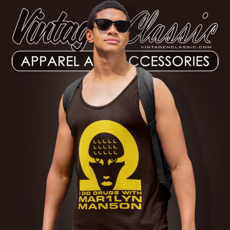 Marilyn Manson Shirt I Did Drugs Tank Top Racerback 1 Marilyn Manson Shirt I Did Drugs Tank Top Racerback 1