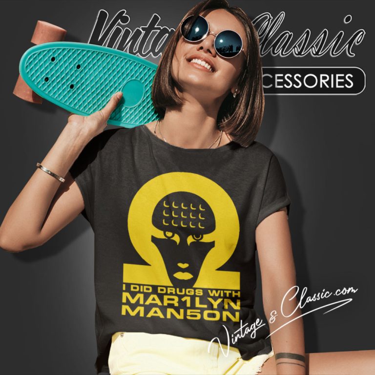 Marilyn Manson Shirt I Did Drugs Women T Shirt 1 Marilyn Manson Shirt I Did Drugs Women T Shirt 1