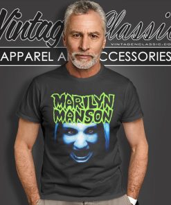Marilyn Manson Shirt Insanely Rare Blue Face T Shirt