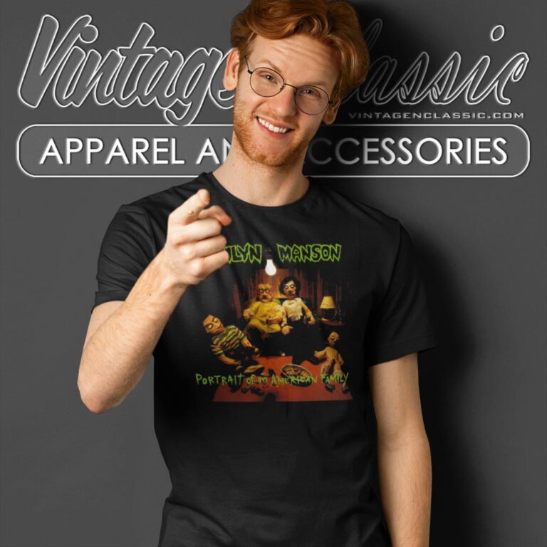 Marilyn Manson Shirt Portrait Of An American Family T Shirt Marilyn Manson Shirt Portrait Of An American Family T Shirt