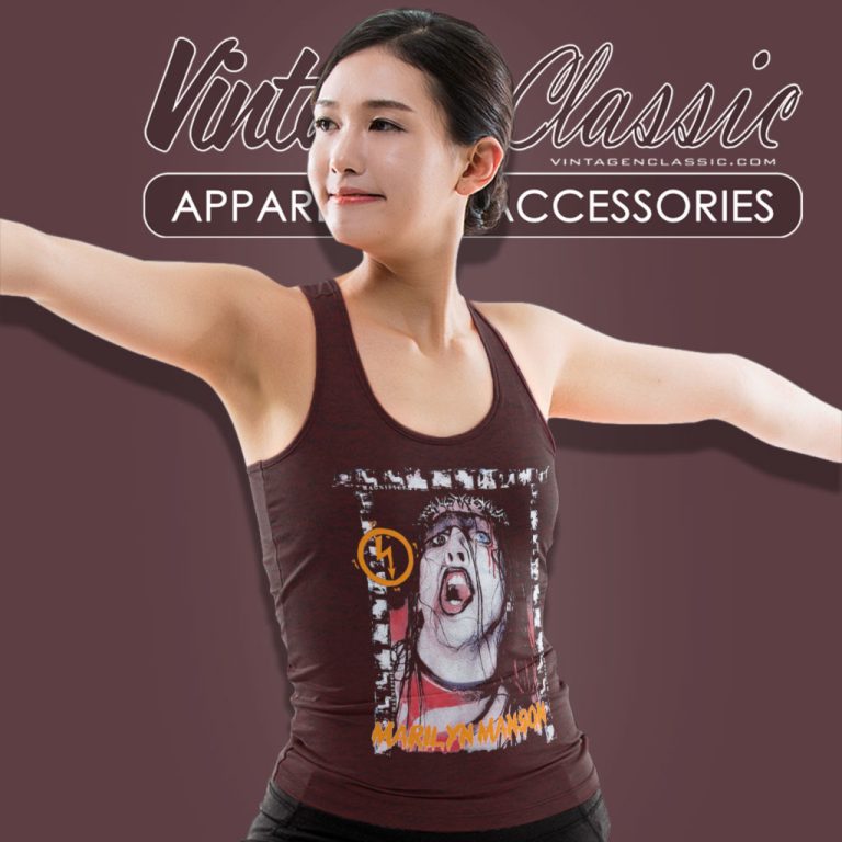 Marilyn Manson Shirt Punk Goth Cradle Tank Top Racerback Marilyn Manson Shirt Punk Goth Cradle Tank Top Racerback