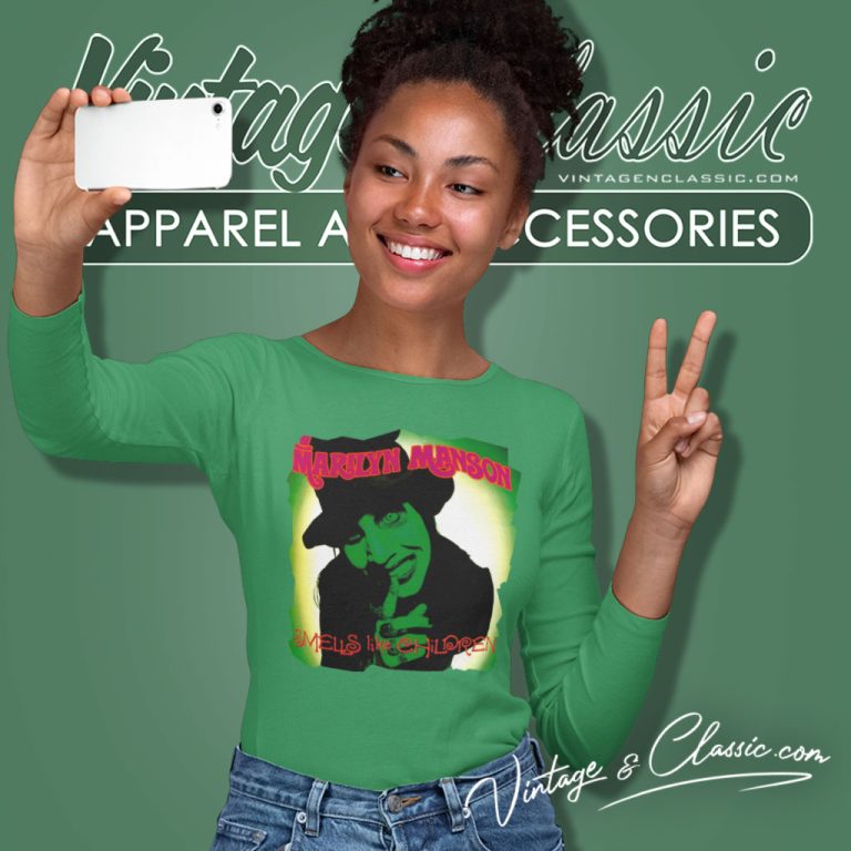 Marilyn Manson Shirt Smells Like Children Long Sleeve Tee Marilyn Manson Shirt Smells Like Children Long Sleeve Tee