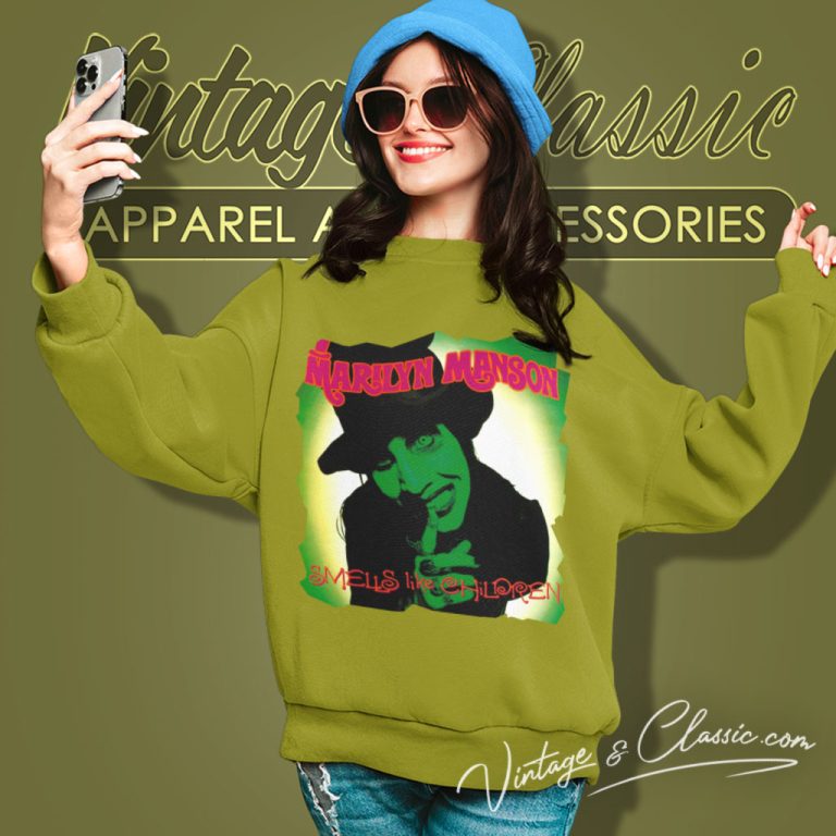 Marilyn Manson Shirt Smells Like Children Sweatshirt Marilyn Manson Shirt Smells Like Children Sweatshirt