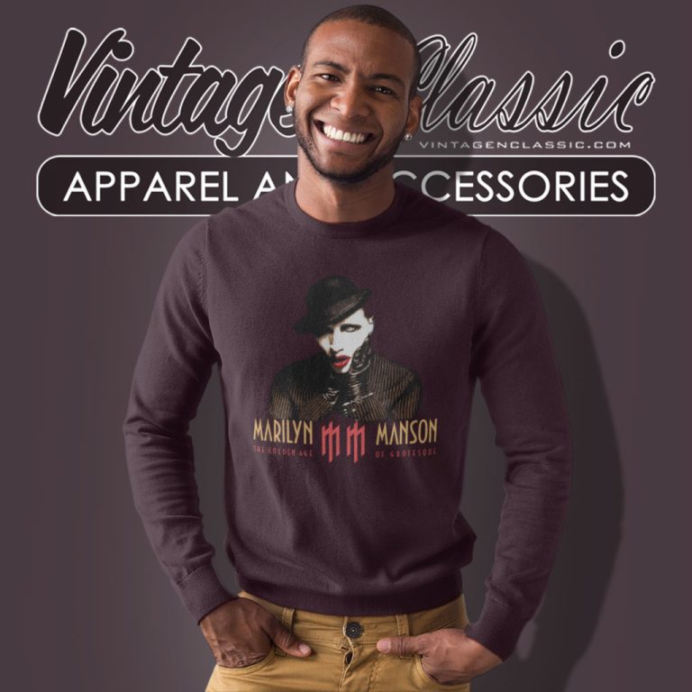 Marilyn Manson Shirt The Golden Age Of Grotesque Sweatshirt Marilyn Manson Shirt The Golden Age Of Grotesque Sweatshirt