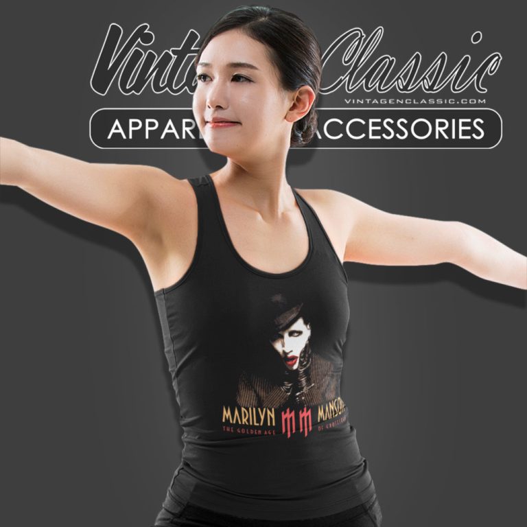 Marilyn Manson Shirt The Golden Age Of Grotesque Tank Top Racerback Marilyn Manson Shirt The Golden Age Of Grotesque Tank Top Racerback