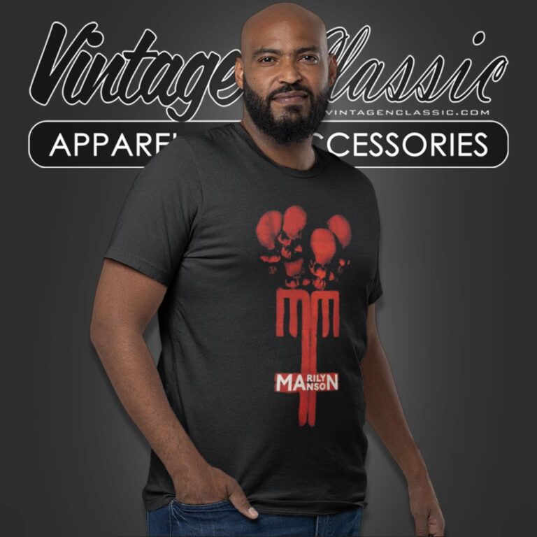 Marilyn Manson Skull Cross T Shirt Marilyn Manson Skull Cross T Shirt